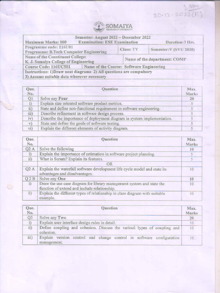 Sem - V Comp | PDF
