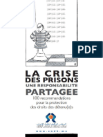 Crise Des Prisons - Rapport Integral