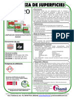FT 022922 Desincrustante Acido DW 20