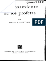 MATTUCK, ISRAEL I. - El Pensamiento de Los Profetas (OCR) (Por Ganz1912)