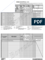 Nómina de Matrícula - 2011: Apellidos y Nombres (Orden Alfabético) #De D.N.I. o Código Del Estudiante