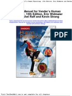 Solution Manual For Vanders Human Physiology 15th Edition Eric Widmaier and Hershel Raff and Kevin Strang