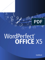 Corel WordPerfect Office X5 Guidebook