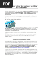 Download 7 outils pour attirer des visiteurs qualifis sur votre site by Canevet SN69552 doc pdf