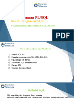 Pertemuan 2 - Pengenalan SQL