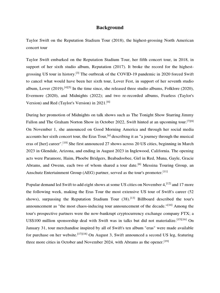The Eras Tour-2 | PDF