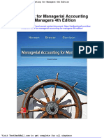 Test Bank For Managerial Accounting For Managers 4th Edition