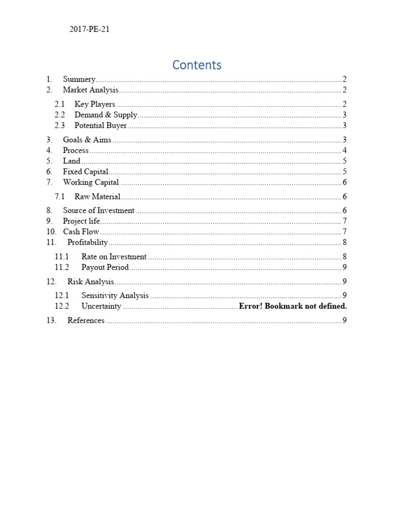 Financial planning report of polymer recycling unit pdf