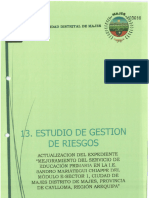 13. ESTUDIO DE GESTION DE RIESGOS