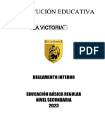 Reglamento Interno 2023 - Ie La Victoria