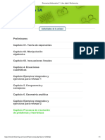 Discovering Mathematics 3A - Contenido