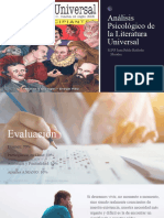 Análisis Psicológico de La Literatura Universal