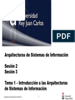 Tema 1 Introducción A Las Arquitecturas de Sistemas de Información
