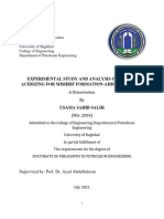 Experimental Study and Analysis of Matrix Acidizing For Mishrif Formation-Ahdeb Oil Field