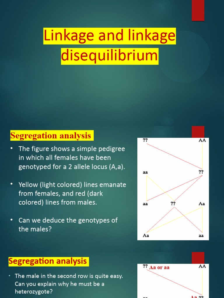 Linkage and Gene Mapping Basics | PDF | Genetic Linkage | Dominance ...