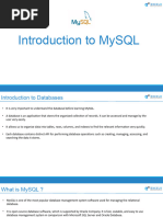 Day 1 - Introduction To MySQL