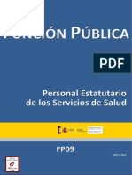 Sumario FP09 Personal Estatutario de Los Servicios de Salud