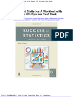 Success at Statistics A Worktext With Humor 6th Pyrczak Test Bank