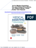 Test Bank For Medical Assisting Administrative and Clinical Procedures 7th Edition Kathryn Booth Leesa Whicker Terri Wyman