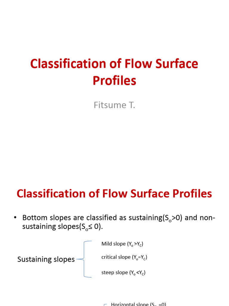 Flow Surface Profile Classification Guide | PDF | Fluid Mechanics ...