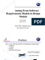 Transitioning From Software Requirements Models To Design Models
