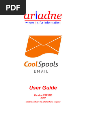 CoolSpools_Email_User_Guide_V6R1