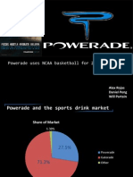 Study of Powerade's 2011 March Madness Campaign