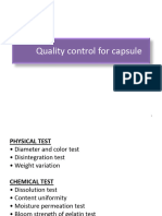 QA8 QC For Capsule