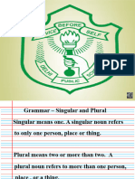 Grade-2 Singular and Plural Notes
