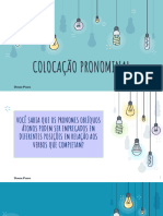 4. COLOCAÇÃO PRONOMINAL 9º ano