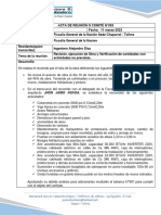 Formato Actas de Comite