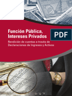 Funcion Publica Intereses Privados