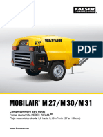 Mobilair M 27/M 30/M 31: Compresor Móvil para Obras
