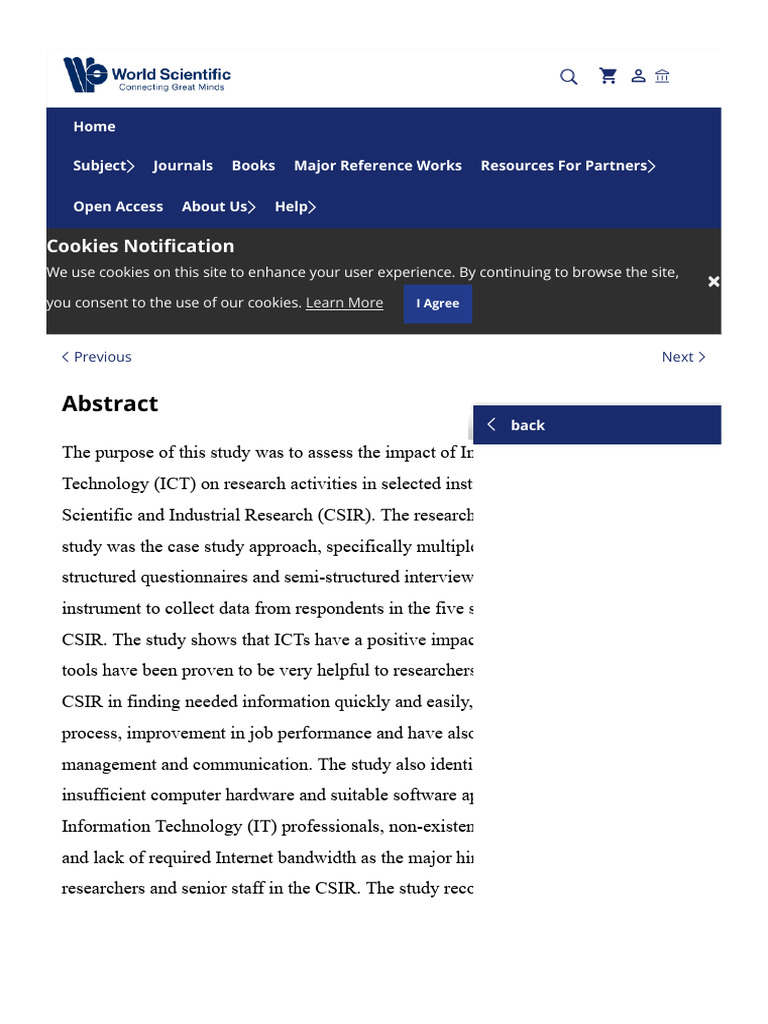 Journal Of Information Knowledge Management Pdf