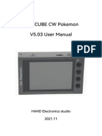 CW POKEMON - V5.03 User Manual