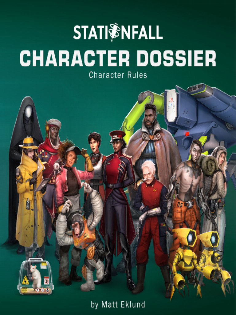 Stationfall Character Dossier Overview | PDF