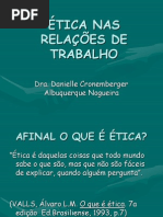 Ética nas Relações de Traballho