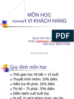Bai Giang Mon Hanh Vi Khach Hang - Khoa QTKD
