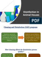Disinfection in Animal Houses