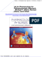 Test Bank for Pharmacology for Nurses a Pathophysiologic Approach 6th Edition Michael p Adams Norman Holland Carol Urban