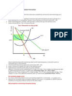 Output and Price Determination