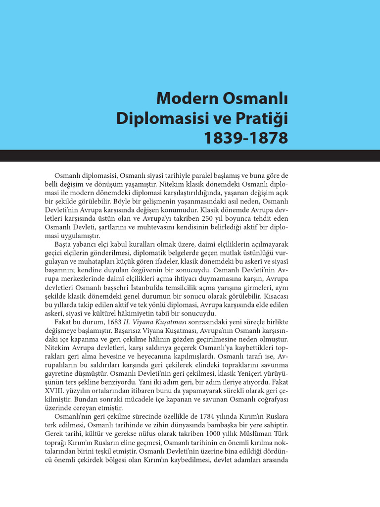 1-04 Tanzimat Dönemi (1839-1876) Türk Dış Politikası | PDF