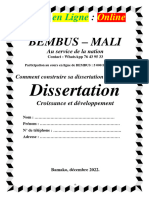 Dissertation Croissance Et DVPT