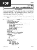 Ak4458 Datasheet