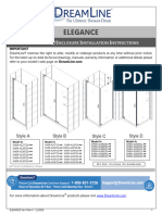 ELEGANCE - Shower - Door - and - Enclosure - Manual - Ver - 4 - Rev - 4 - 112016