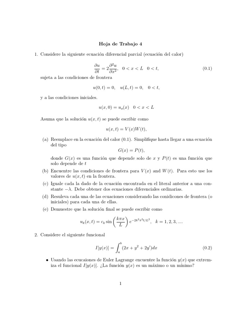 Hoja 4 | PDF