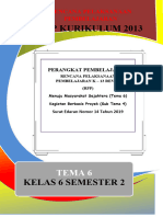 RPP Kelas 6 Tema 6 ST 4 Lembar