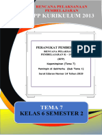 RPP Kelas 6 Tema 7 ST 1 Lembar