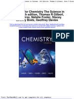Test Bank For Chemistry The Science in Context 5th Edition Thomas R Gilbert Rein V Kirss Natalie Foster Stacey Lowery Bretz Geoffrey Davies