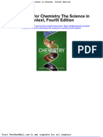 Test Bank For Chemistry The Science in Context Fourth Edition